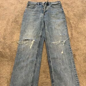 Aritzia Denim Forum The Joni High Rise Loose jeans